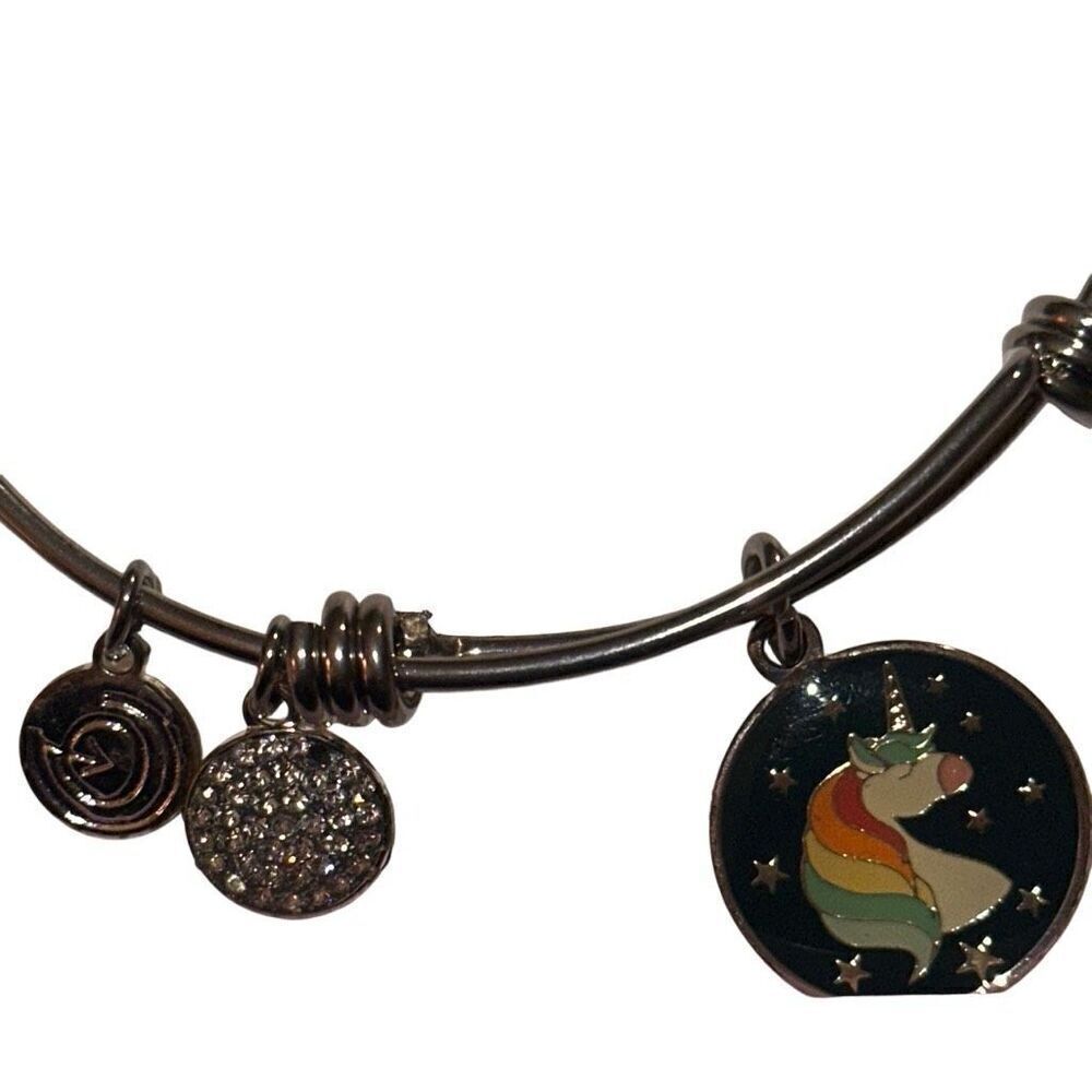 *NEW * Believe In Your Magic Love This Life Stainless Steel Bangle 7cm - Picture 2 of 11